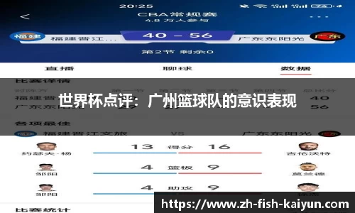 世界杯点评:广州篮球队的意识表现